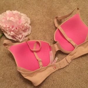 Nude push-up bra PINK Victoria’s Secret 32C